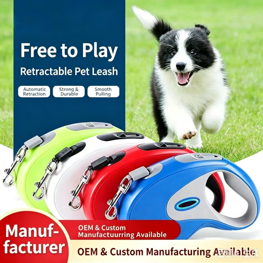 Retractable Pet Leash, automatic retractable dog walking leash for outdoor